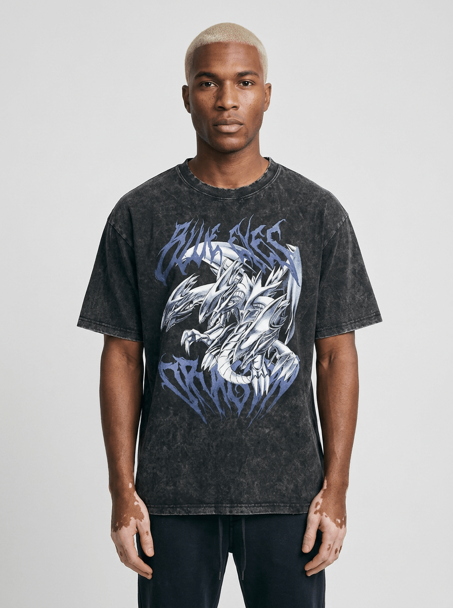 Triple Azure White Drayoung Hunter Tee - Tempus
