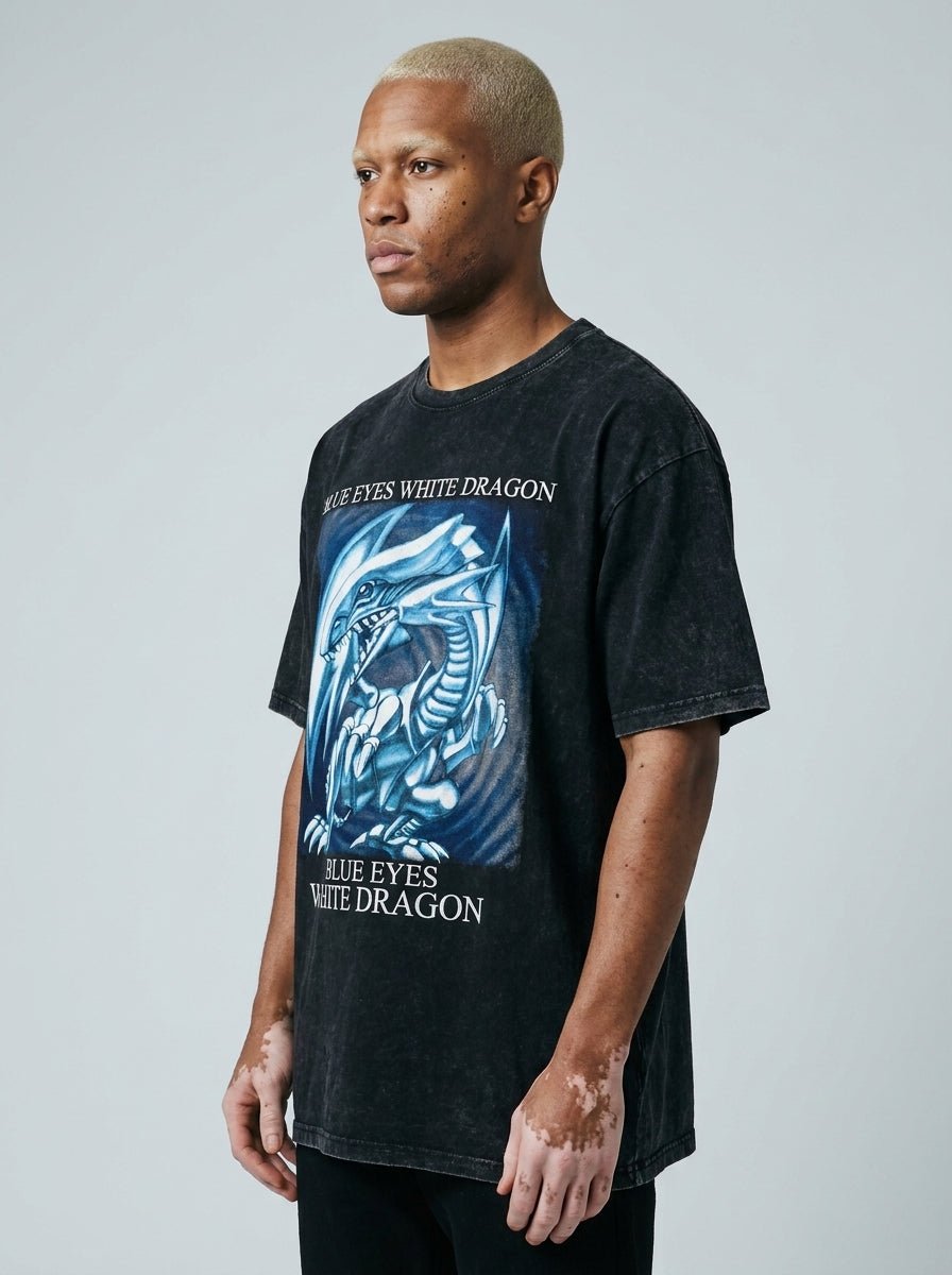 Triple Azure White Drayoung Hunter Tee - Tempus