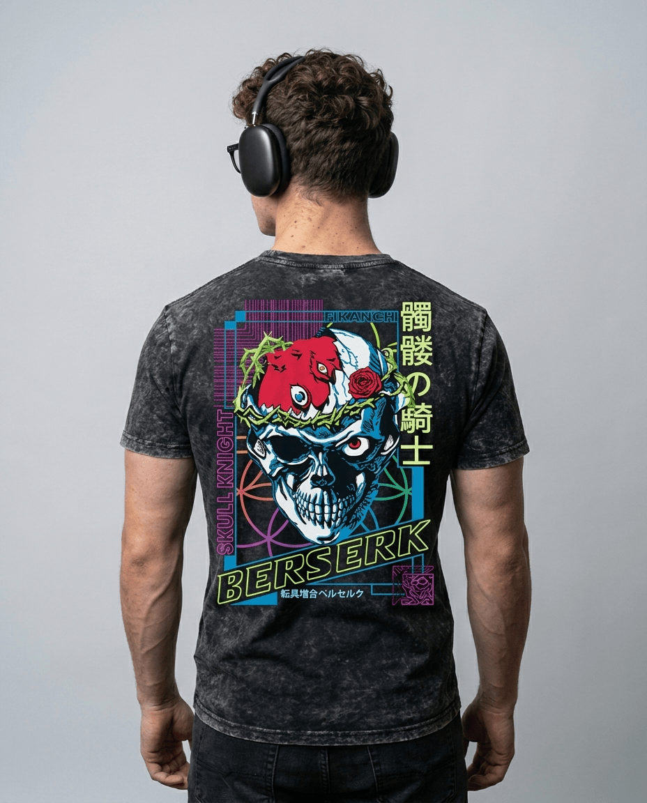Twilight Skull Neon Tee - Tempus