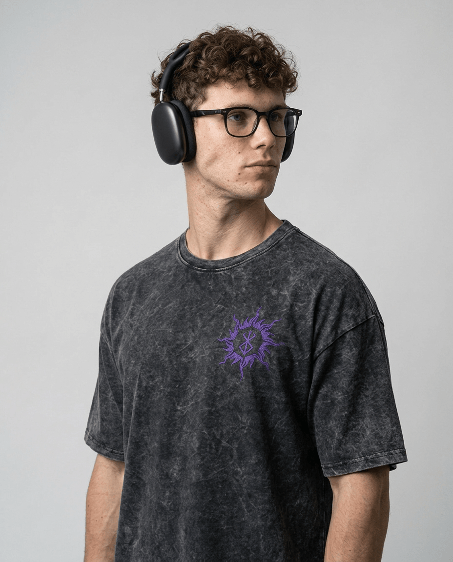 Twilight Skull Neon Tee - Tempus