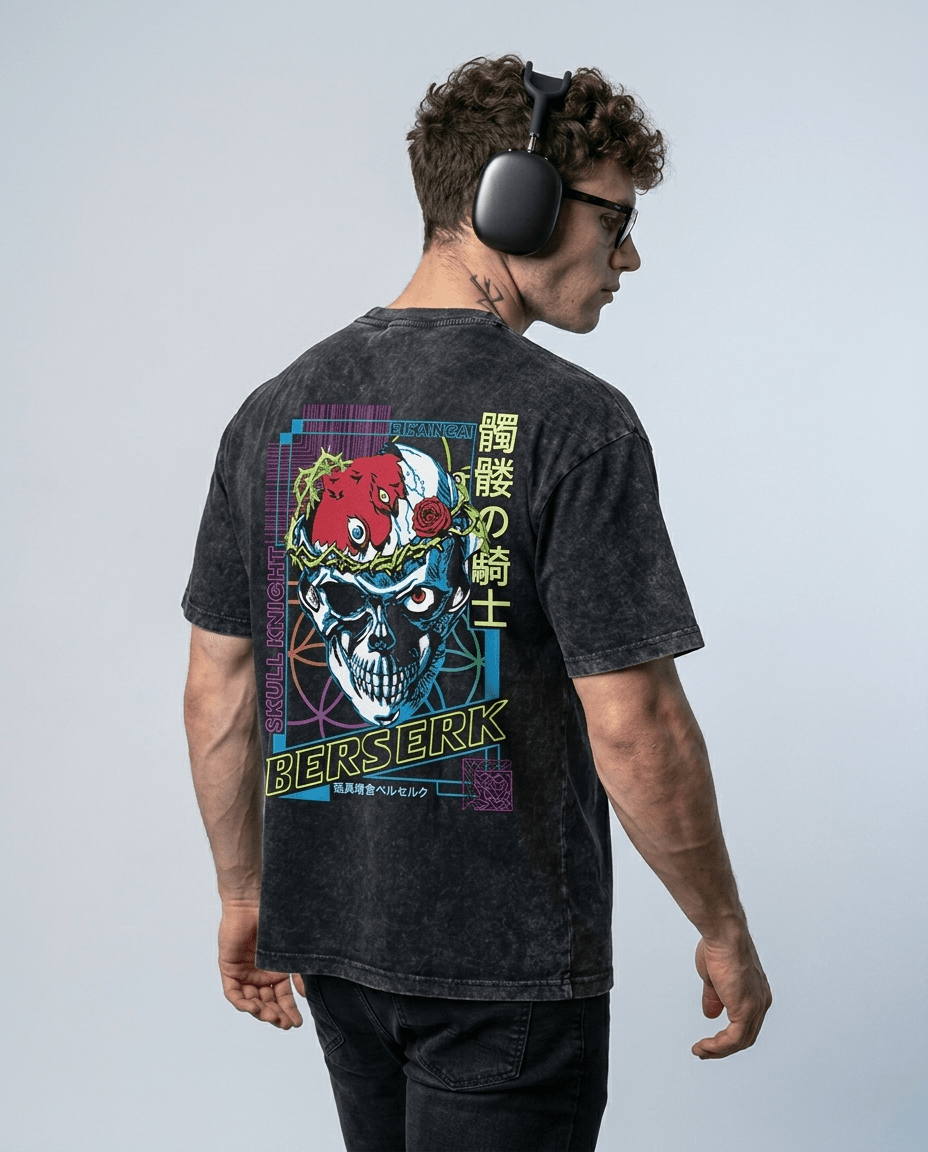 Twilight Skull Neon Tee - Tempus